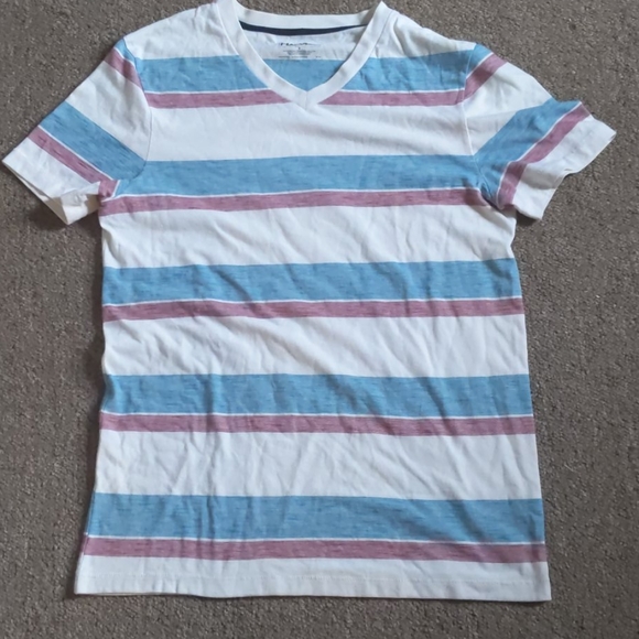 Tony Hawk Other - Tony Hawk Striped V-neck T-shirt